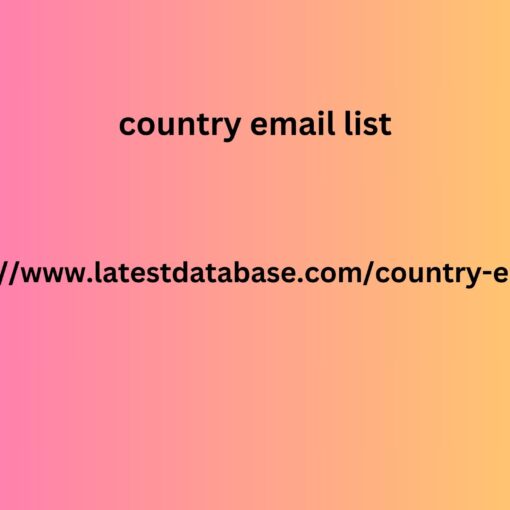 country email list