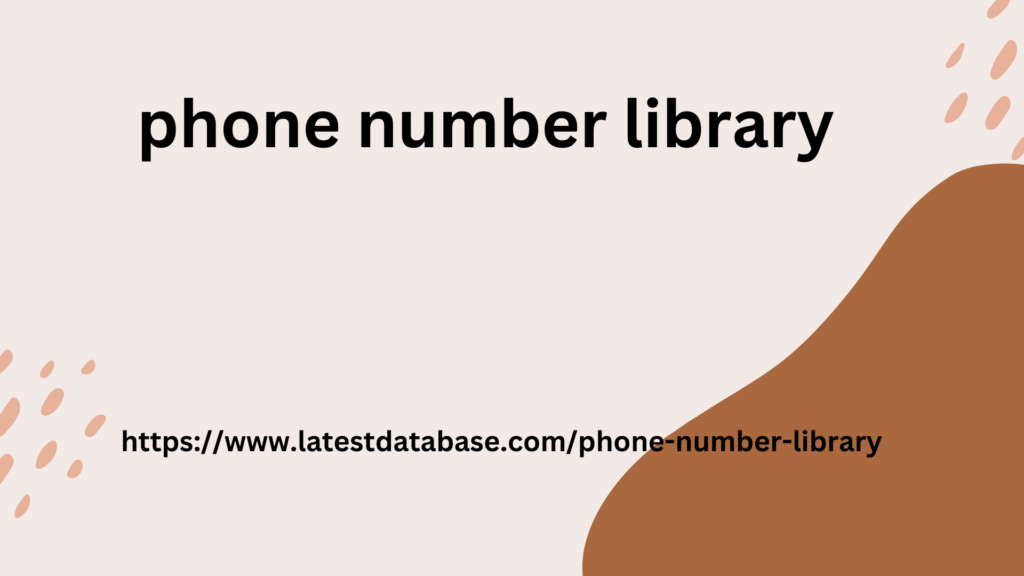 Pakistan Phone Number Library