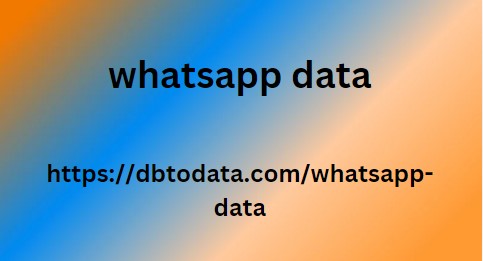 whatsapp data