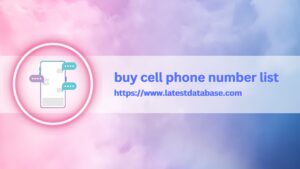 buy cell phone number list