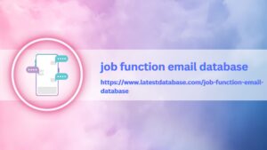 job function email database