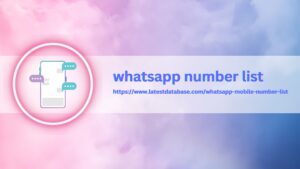 whatsapp number list